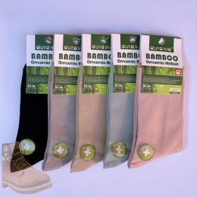Bambusz zokni, vegyes /5 pár